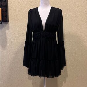 Elegant Black Mini Dress